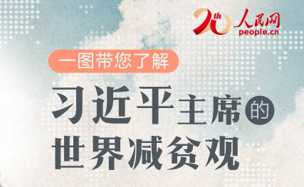 一图带您了解习近平主席的世界减贫观